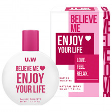 Туалетная вода женская Believe me Enjoy your life 50мл