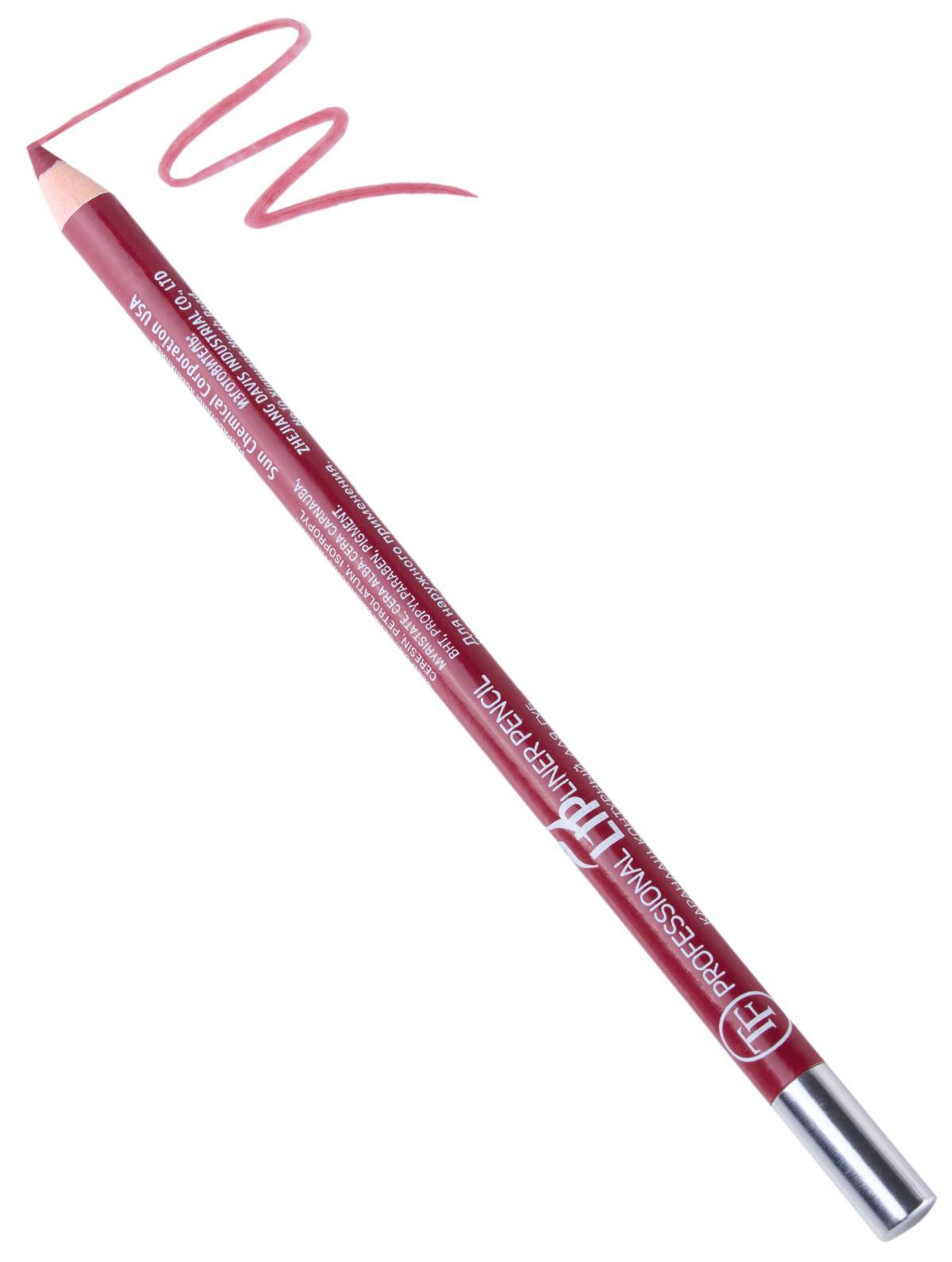 Карандаш для губ с точилкой, тон 24 розовый  от TF cosmetics + 2