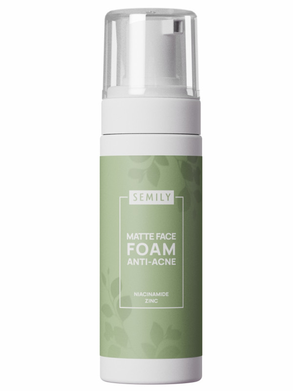 Пенка для умывания матирующая Matte Face Foam Anti-acne 150мл от Semily + 1