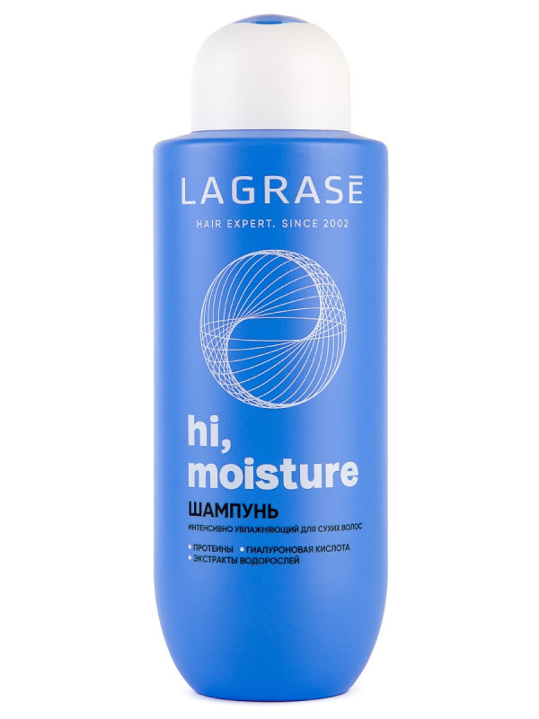 Hi, moisture Шампунь интенсивно увлажняющий для сухих волос 500мл от La Grase + 1
