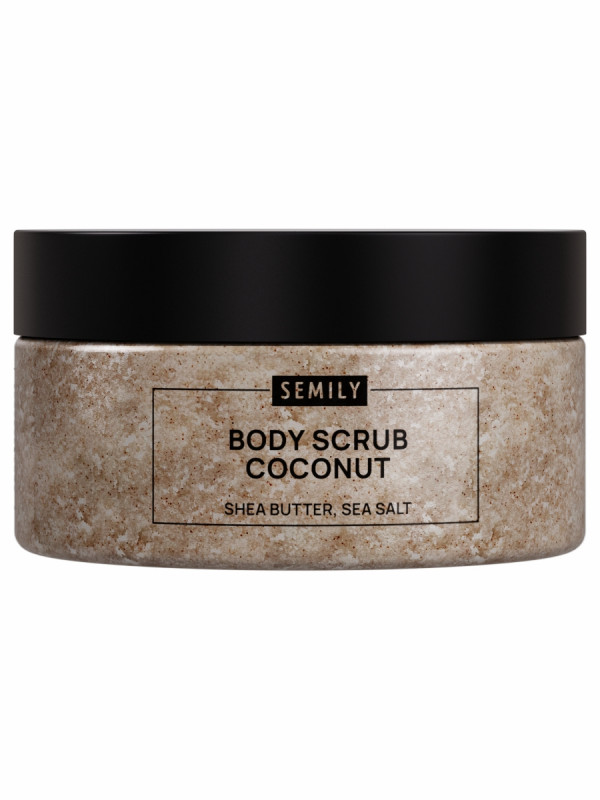 Скраб для тела кокосовый Coconut Body Scrub 300мл от Semily + 1