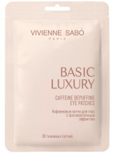 Basic Luxury Кофеиновые Патчи для глаз с противоотечным эффектом 30шт