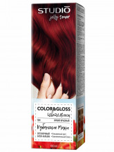 Оттеночный блеск-бальзам для волос Color & Gloss Jelly Toner Кубанские маки, тон яркий красный 150мл