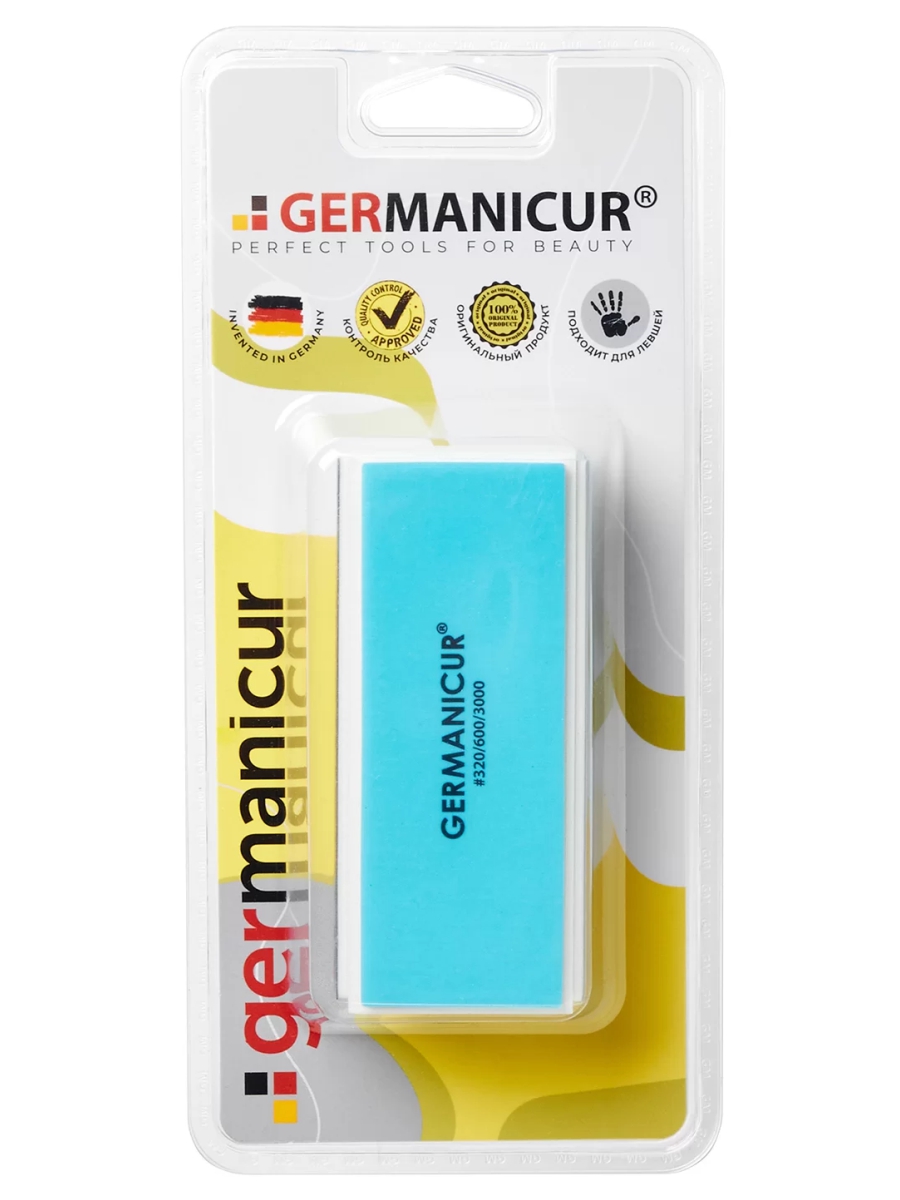 Баф полировочный четырехсторонний 320/600/3000 от Germanicur + 3