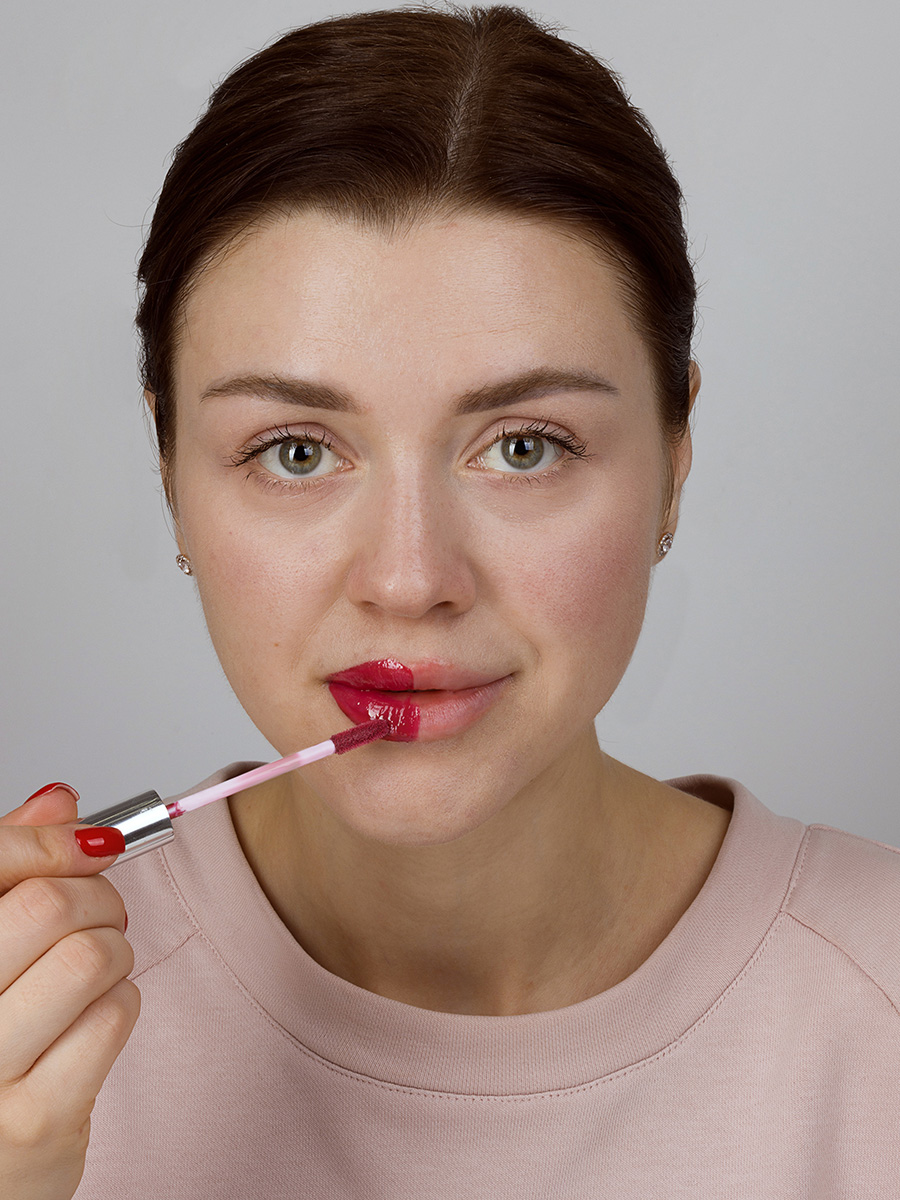 Блеск для губ Lip Gloss Silver, тон 49 розово-карамельный от LavelleCollection + 8