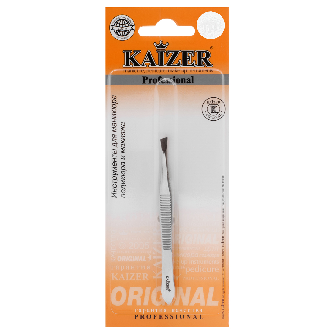 Пинцет скошенный от Kaizer + 3