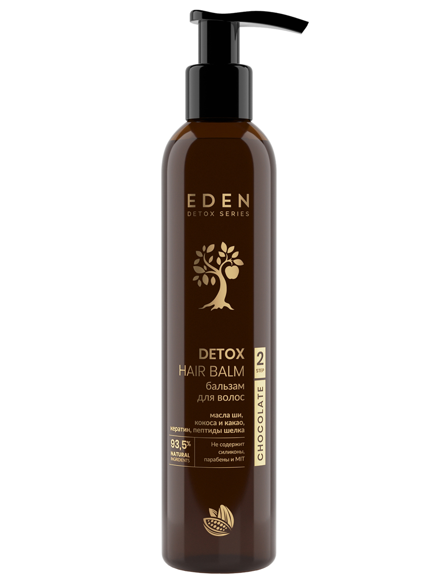 Detox Бальзам для волос Chocolate 350мл  от EDEN + 2