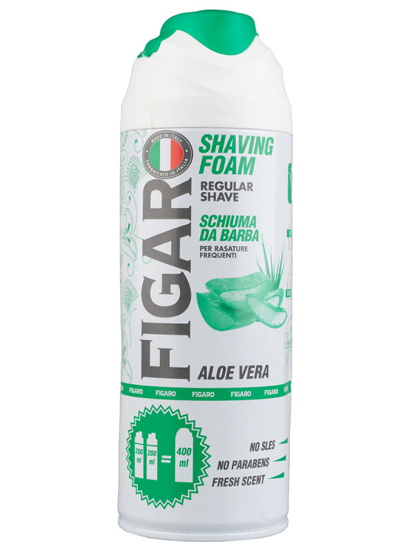 Пена для бритья Aloe Vera 400мл от Figaro + 1