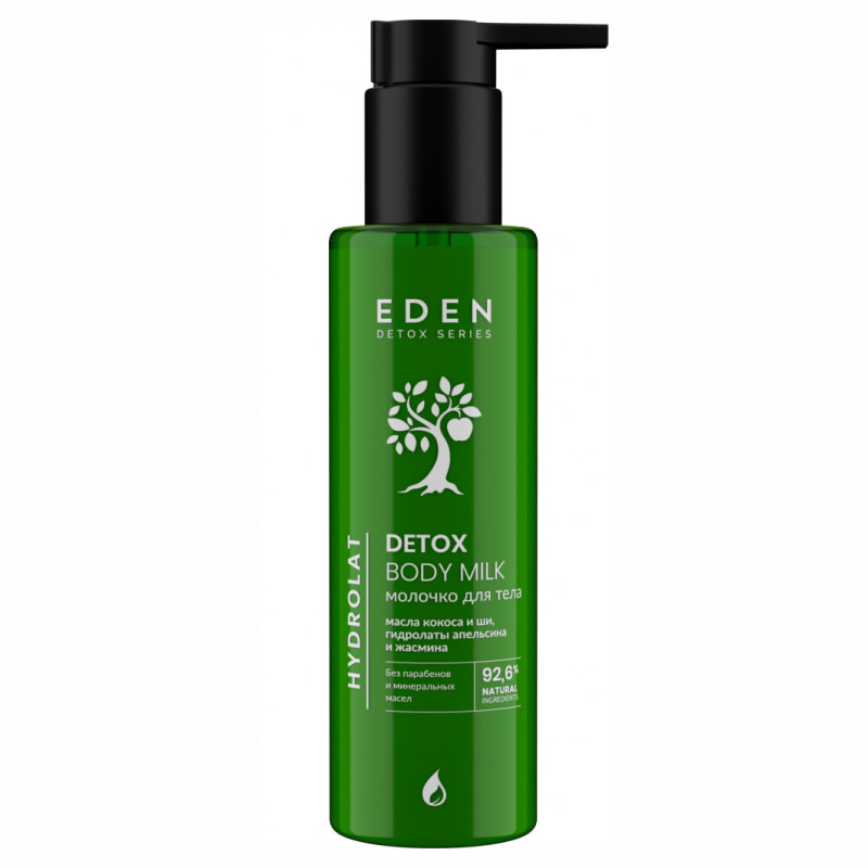 Detox Молочко для тела Hydrolat 200мл СРОК 01.05.2026 от EDEN + 1