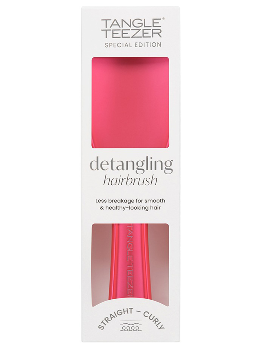 Расческа The Ultimate Detangler Chrome Afterparty Pink от Tangle Teezer + 5