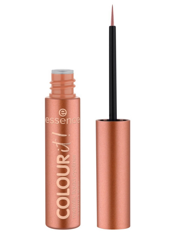Подводка для глаз с эффектом металлик Colour It!, тон 01 Burnished Bronze от Essence + 1