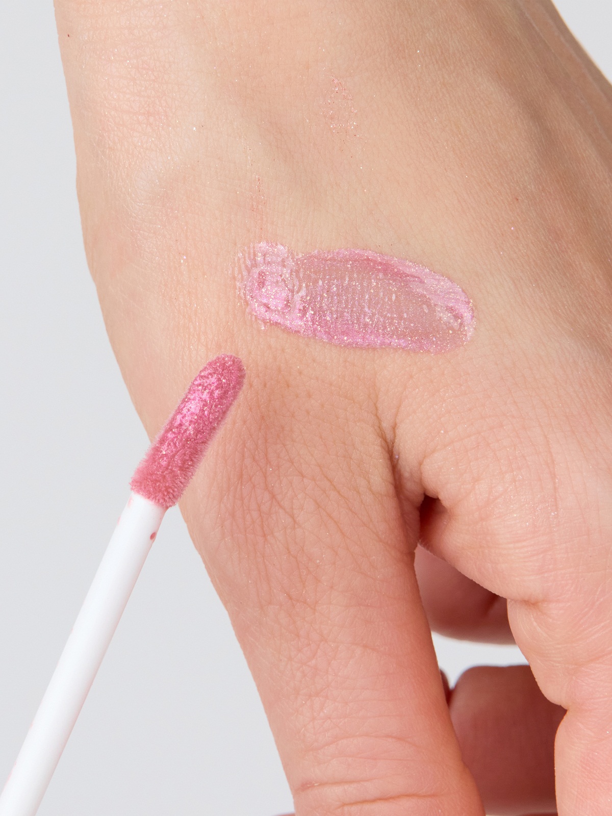 Жидкая Помада-блеск для губ Crystal Shine, тон 30 розовый кварц от TF cosmetics + 3