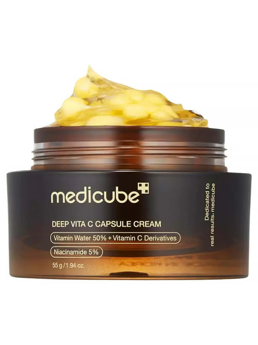 Крем капсульный с Витамином С и феруловой кислотой Deep Vita C Capsule Cream 55г от Medicube + 2