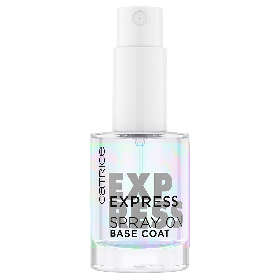 Базовое покрытие-спрей для ногтей Express Spray On Base Coat от Catrice + 2