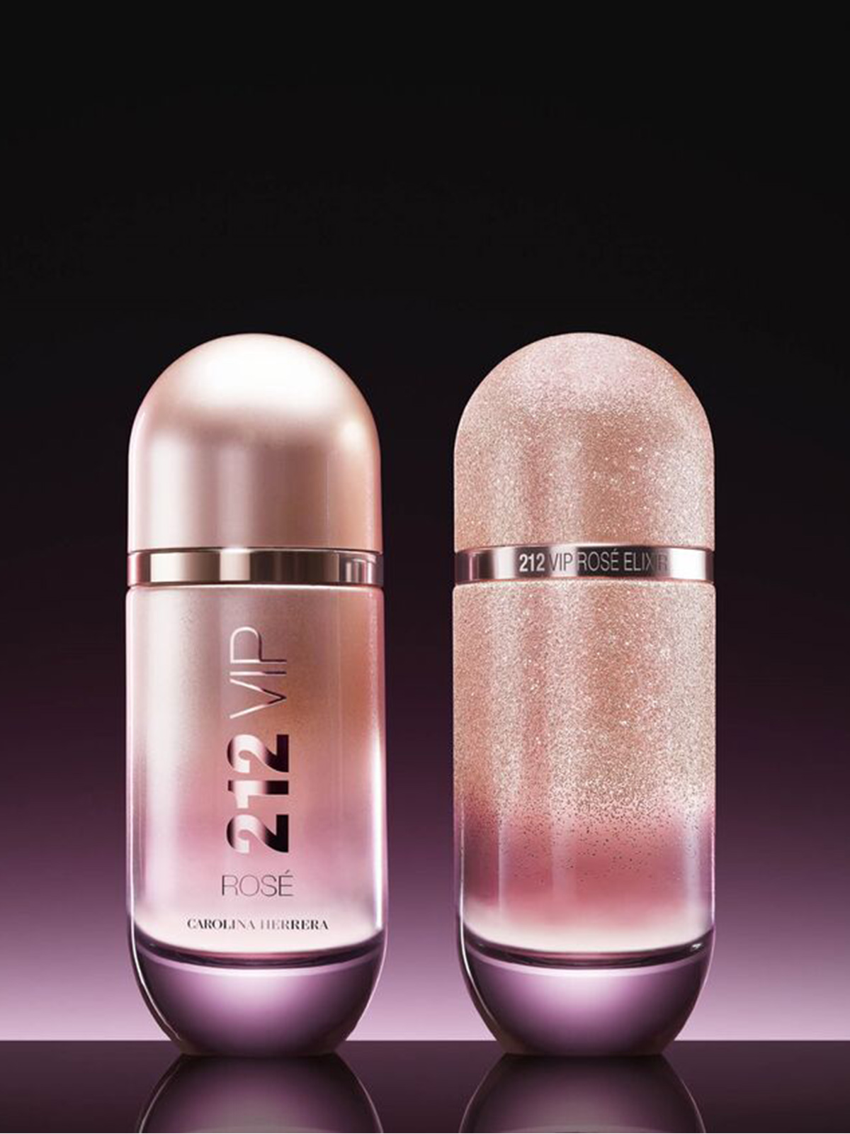212 VIP Rose Elixir Парфюмерная вода женская 50мл от Carolina Herrera + 4