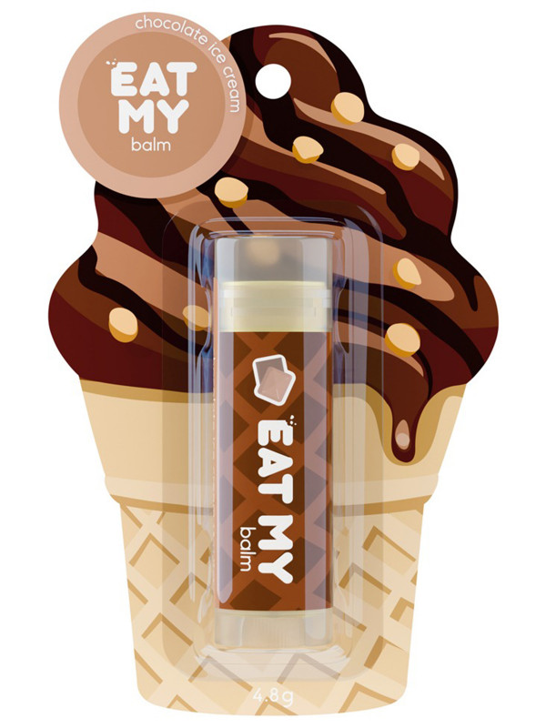 Бальзам для губ Шоколадный пломбир 4,8г от Eat My + 1