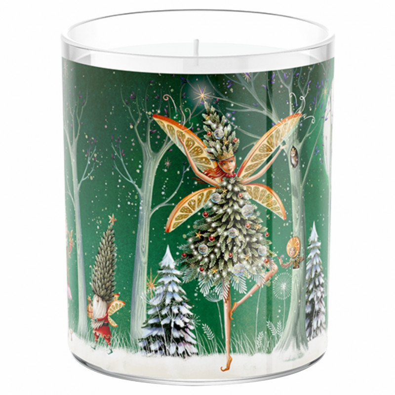 Winter Wonderland Ароматическая свеча в стекле Фея рождества 132г от BAGO home + 1