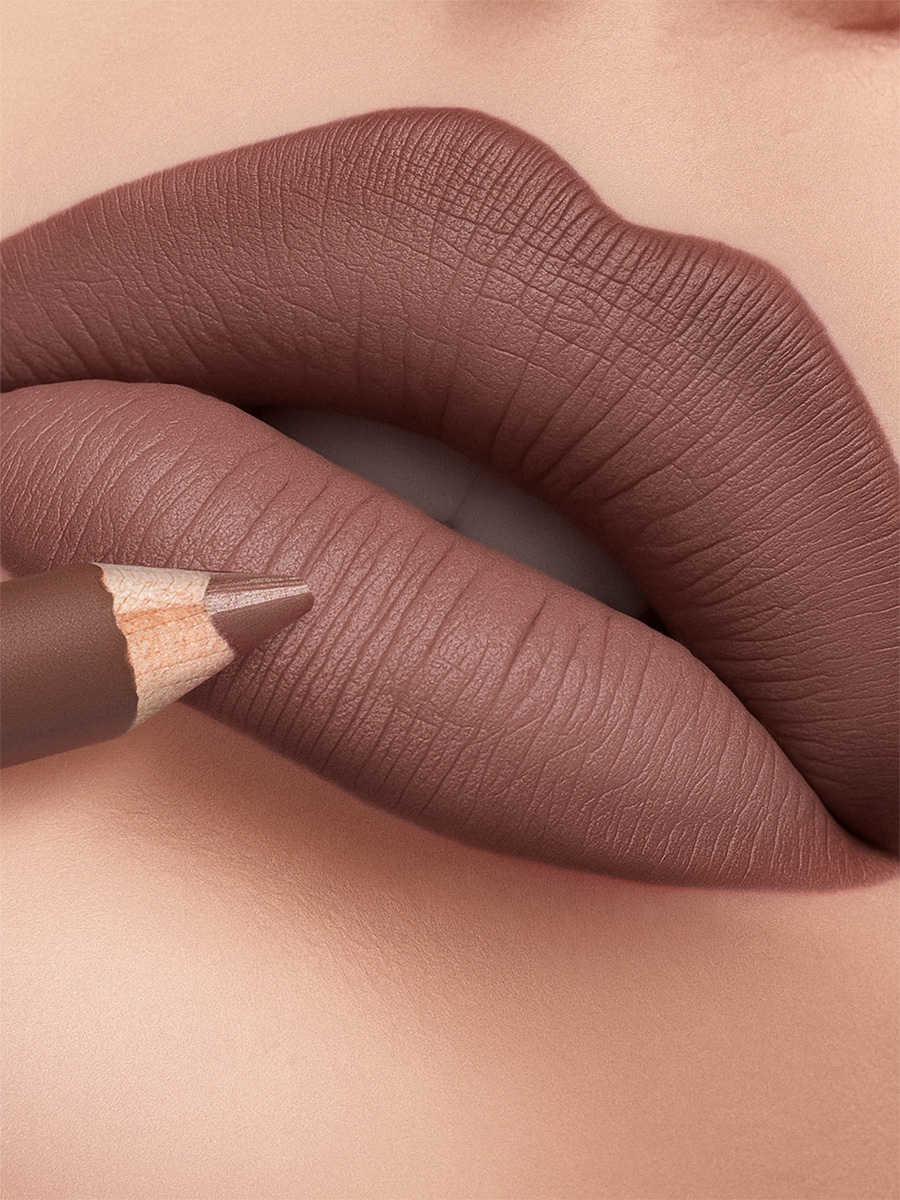 Карандаш для губ Lip Liner, тон 66 молочный шоколад от Art-Visage  + 5