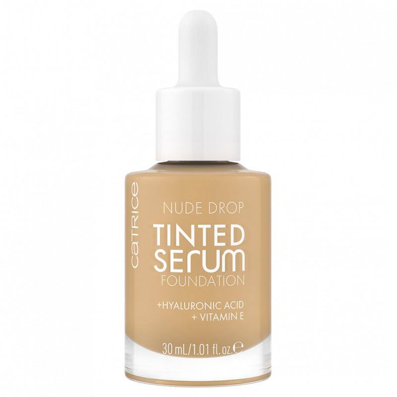 Тональная сыворотка Nude Drop Tinted Serum Foundation, тон 040N от Catrice + 1