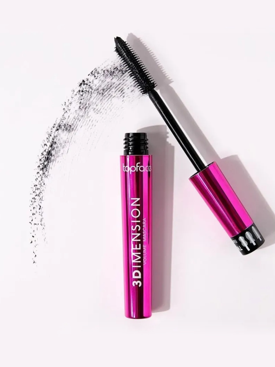 Тушь для ресниц 3Dimension Volume Mascara черная от TopFace + 2