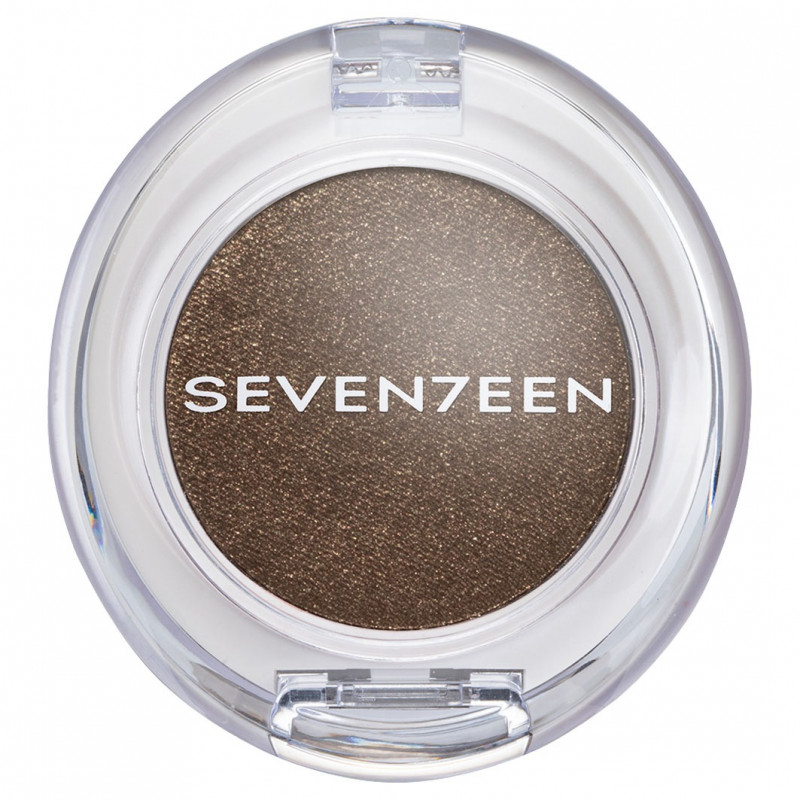 Тени для век Silky Shadow Pearl, тон 404 темный шоколад от Seventeen + 1
