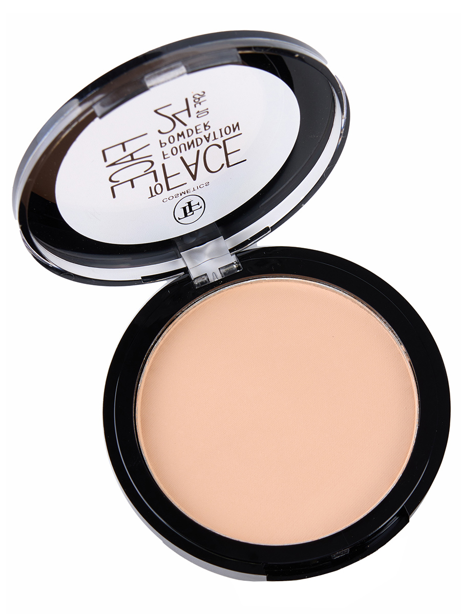 Пудра компактная тональная Face To Face, тон 21 натуральный беж от TF cosmetics + 5
