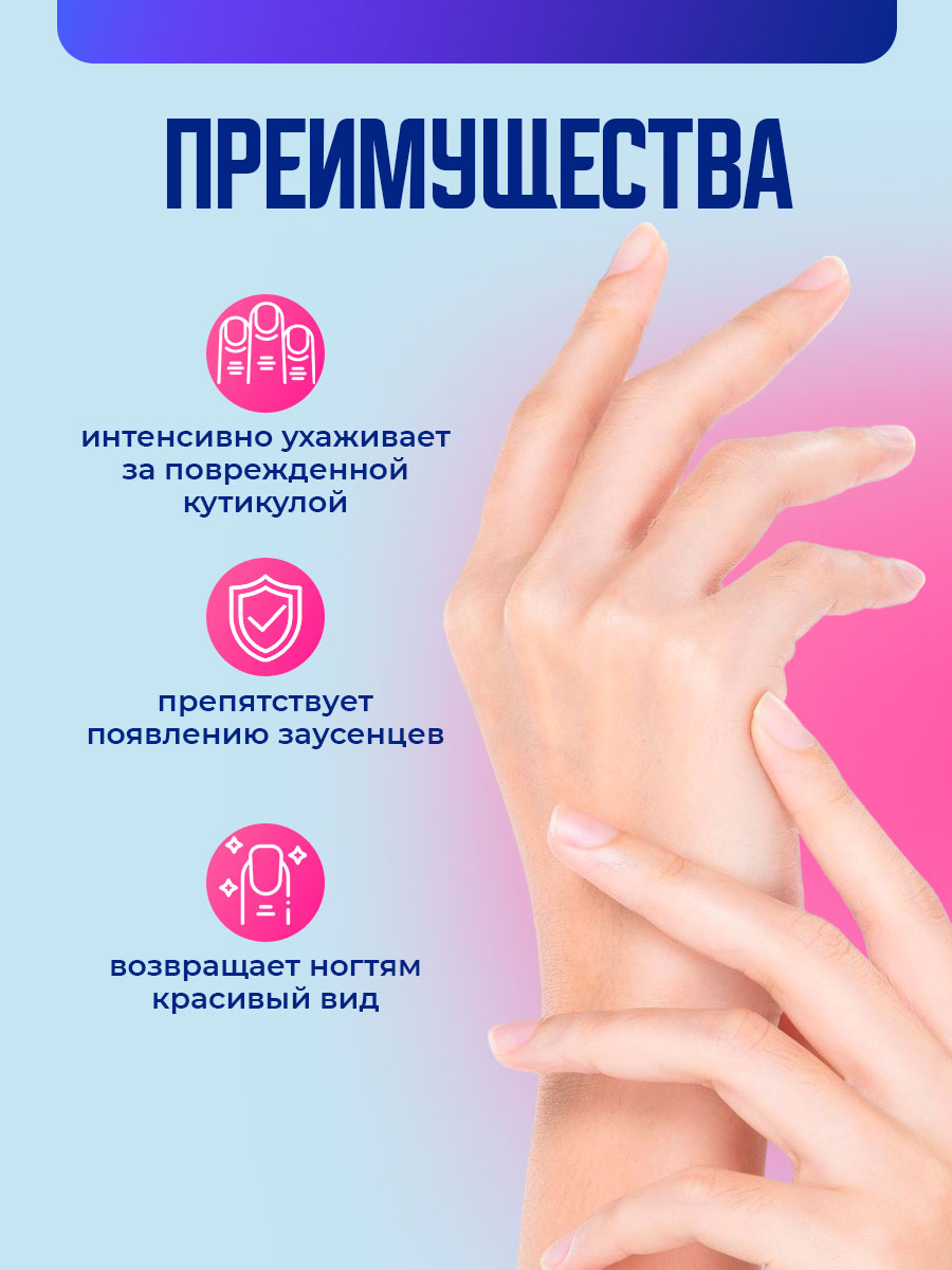 Крем S.O.S. интенсивный уход против заусенцев 20мл от Novosvit + 4