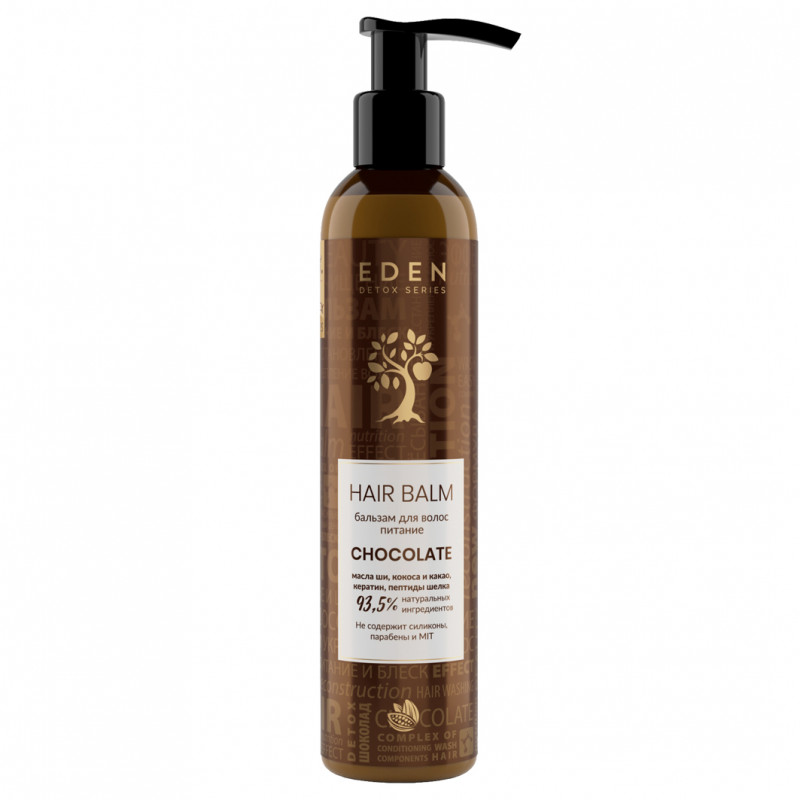 Detox Бальзам для волос Chocolate 350мл  от EDEN + 1