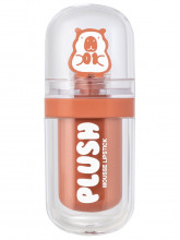 Помада для губ муссовая Plush, тон 01 soft toffee / светлый персиковый