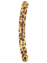 Пилка для маникюра банан 150/220 леопард блистер