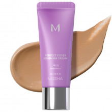 Тональный BB крем с антивозрастной сывороткой Perfect Cover Serum SPF50, тон 27 honey beige