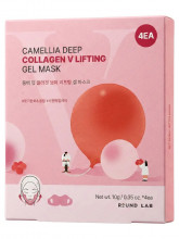 Лифтинг-Маска для лица с коллагеном Camellia Deep Collagen V Lifting Gel Mask 4*10г