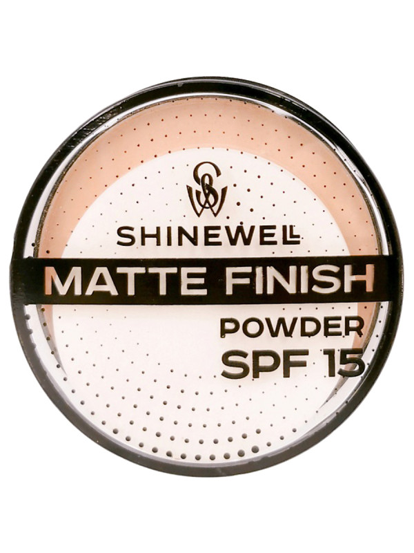 Пудра Powder Matte Finish SPF15, тон 03 бежевый от SHINEWELL + 1