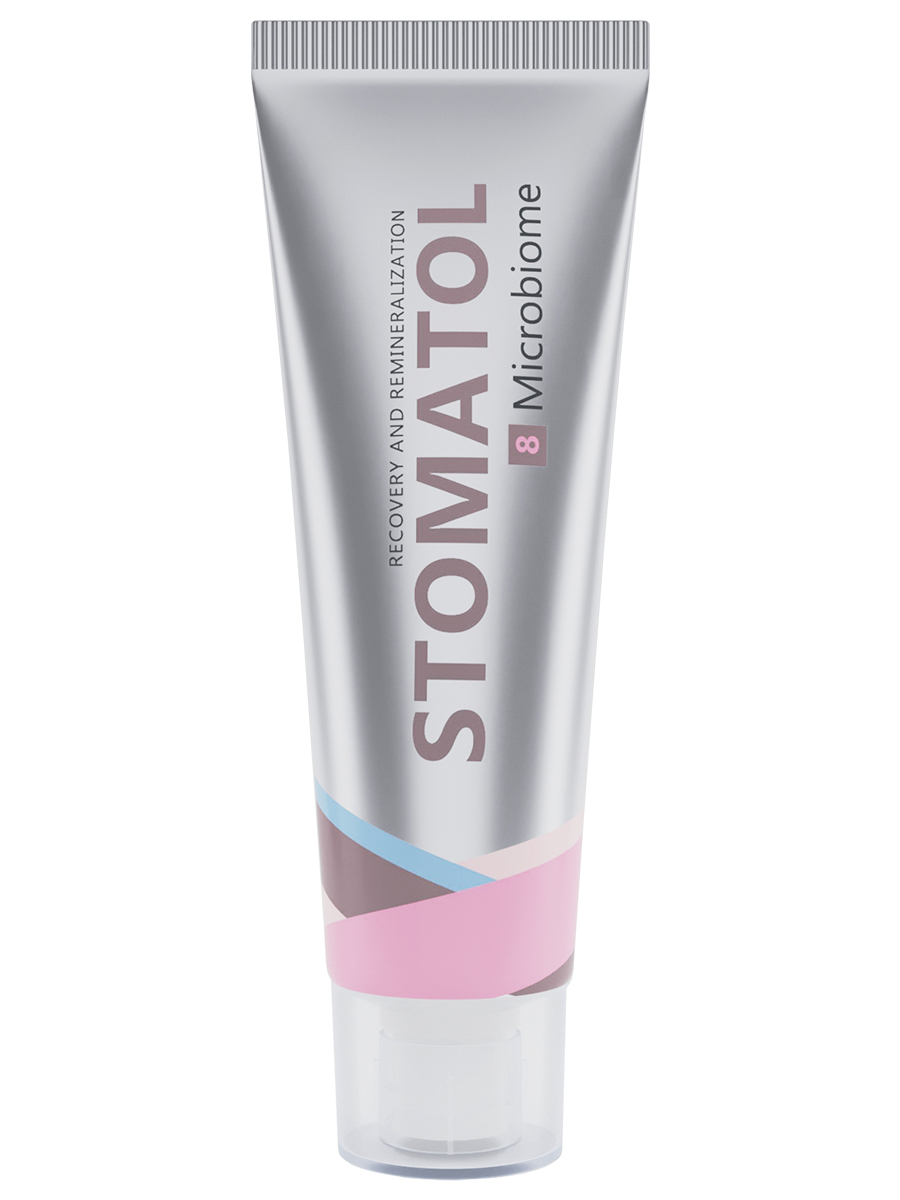 Зубная паста для восстановления микрофлоры полости рта 8 Microbiome 30г от Stomatol + 3