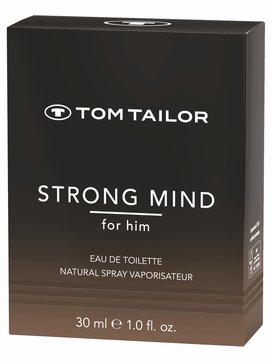 Strong Mind Туалетная вода мужская 30мл от Tom Tailor + 3