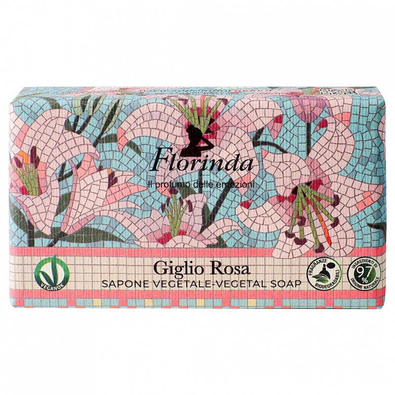Мыло Розовая лилия Giglio Rosa 200г от Florinda + 1