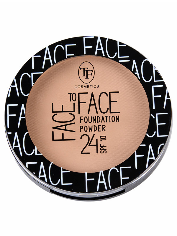 Пудра компактная тональная Face To Face, тон 21 натуральный беж от TF cosmetics + 1
