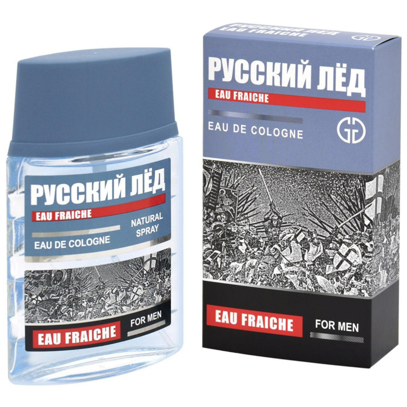 Одеколон мужской Русский лёд Eau Fraiche 60мл от Gianni Gentile + 1
