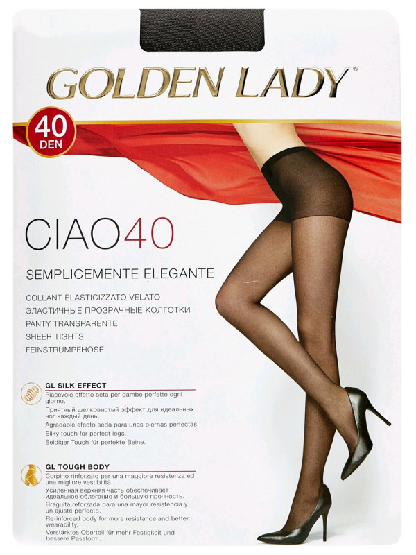 Колготки Ciao 40den, Nero черный 5р от Golden Lady  + 1