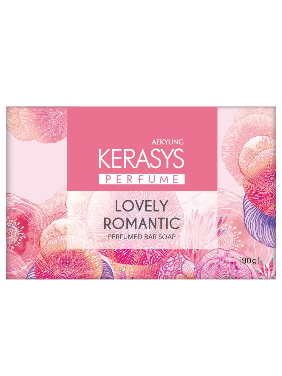Мыло косметическое Романтик 90г от Kerasys + 2