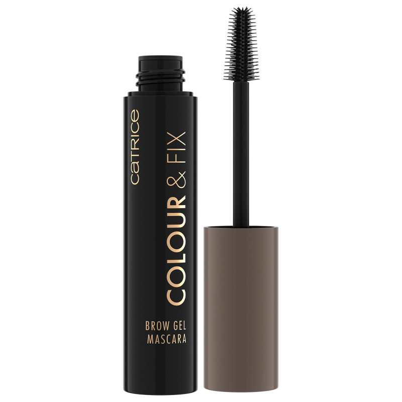 Гелевая Тушь для бровей Colour & Fix Brow Gel Mascara, тон 030 Dark Brown от Catrice + 1