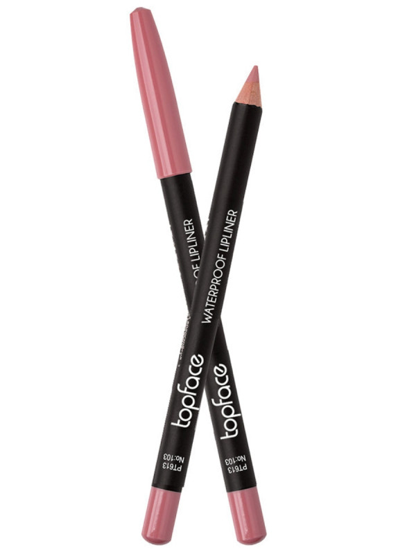 Карандаш для губ водостокий Waterproof Lipliner, тон 103 от TopFace + 1
