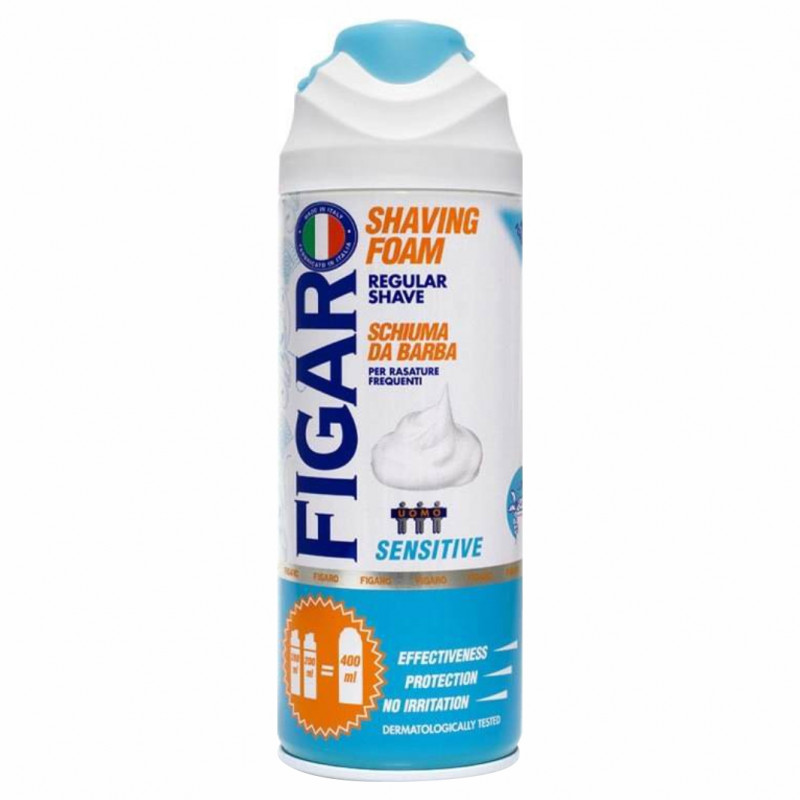 Пена для бритья для чувствительной кожи Sensitive 400мл от Figaro + 1