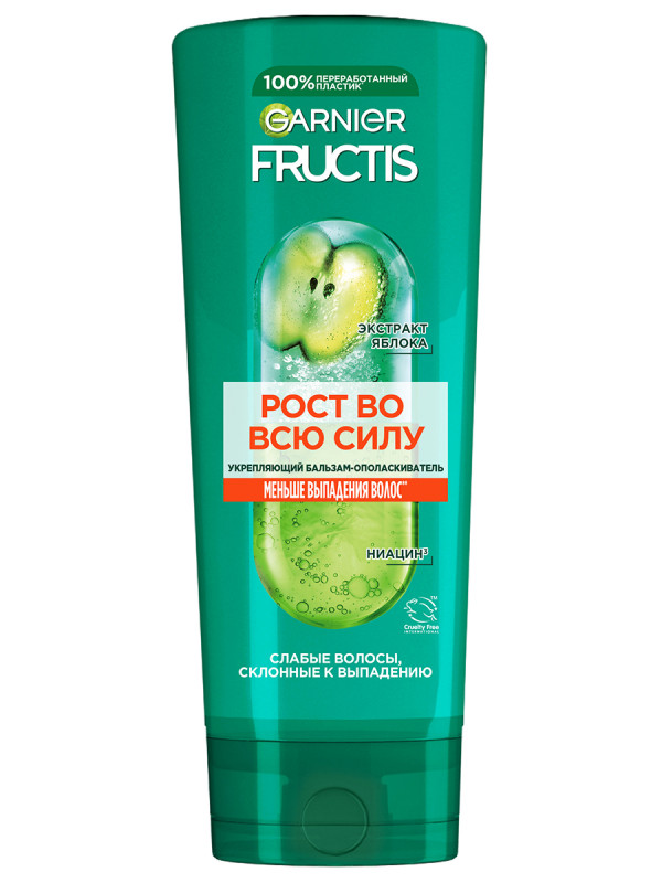 Fructis Бальзам-ополаскиватель для волос Рост во всю силу 387мл  от Garnier + 1