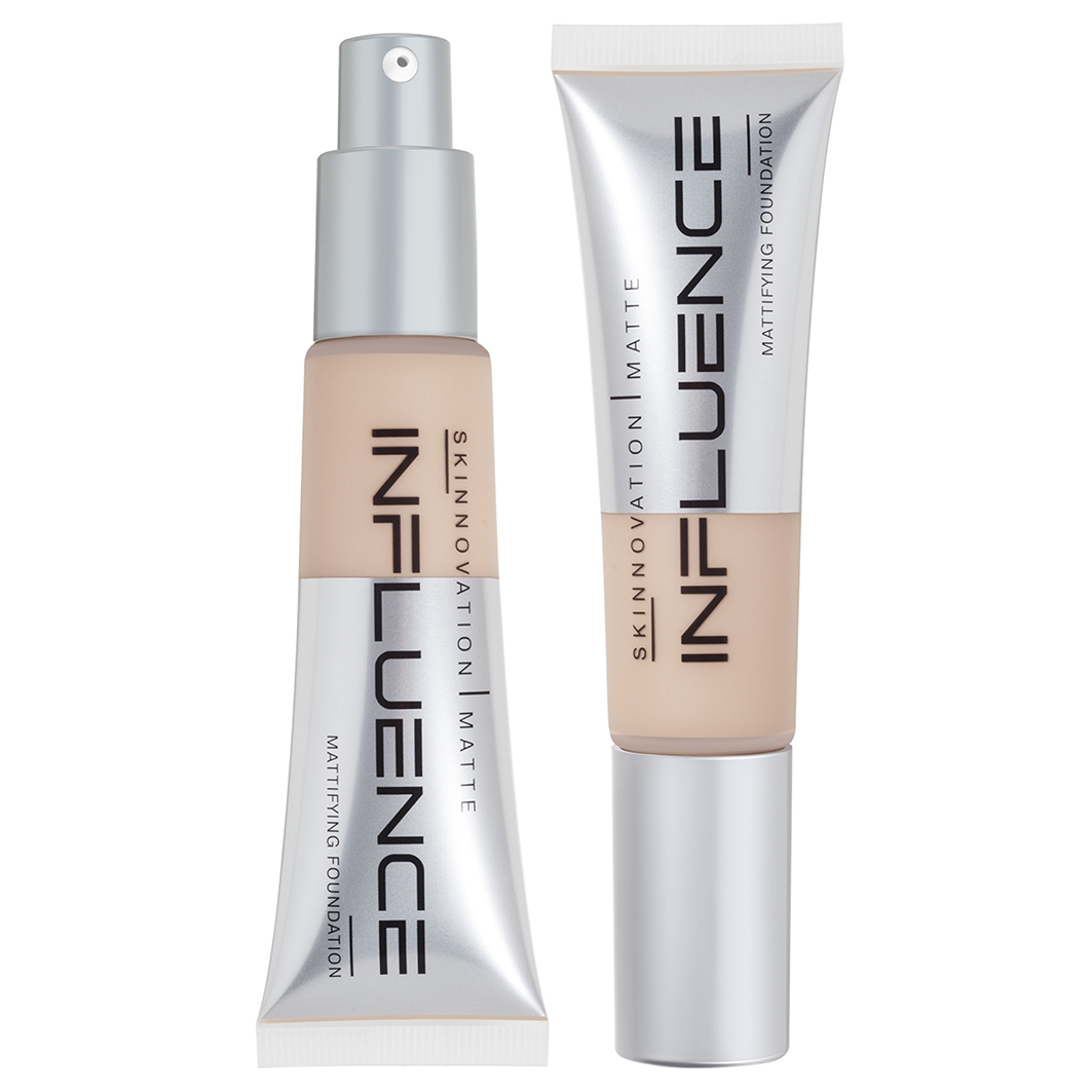 Тональная основа матирующая Skinnovation Matte, тон 03 бежевый от Influence Beauty + 2