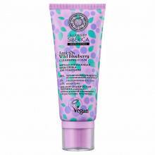 Blueberry Siberica Мягкая очищающая Крем-пенка для умывания 100мл