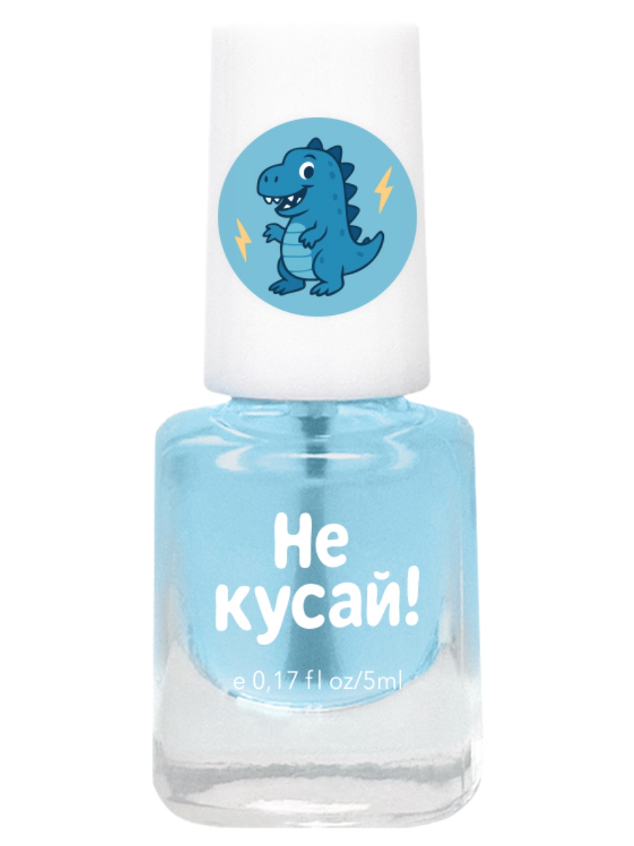 Умная эмаль Лак против обгрызания ногтей Не кусай! голубой 5мл от Frenchi  + 2