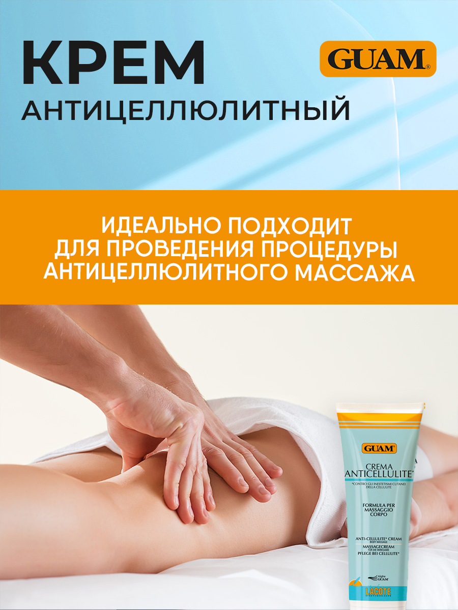 Crema Крем антицеллюлитный для массажа 250мл  от Guam + 4