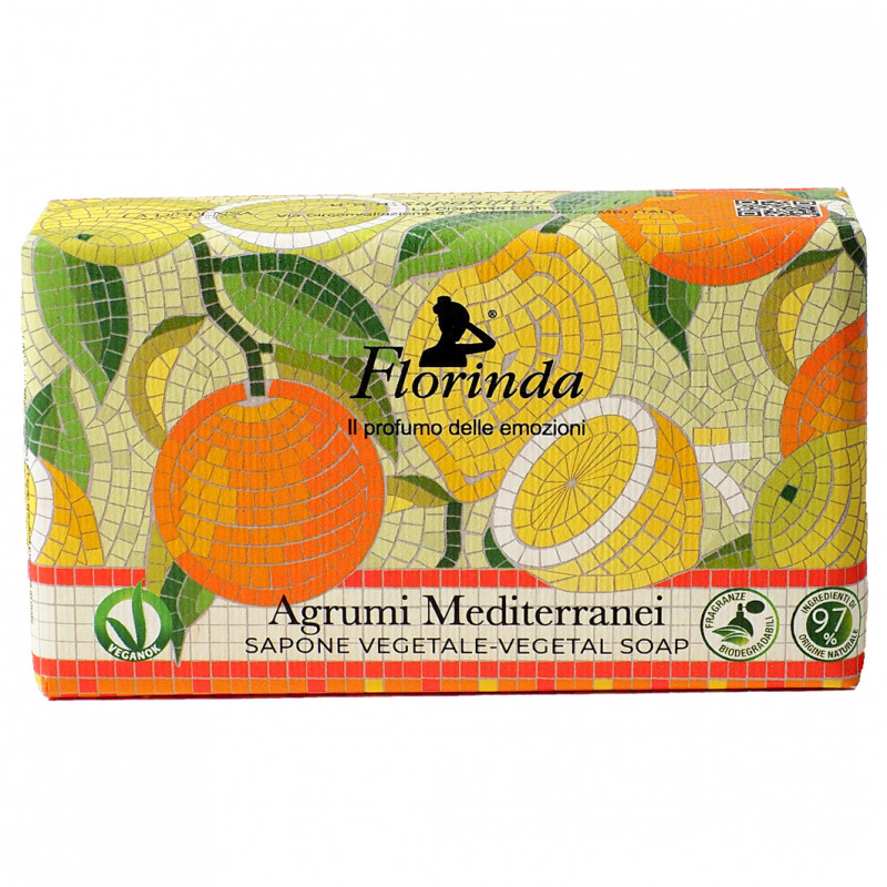 Мыло Средиземноморские цитрусы Agrumi Mediterranei 200г от Florinda + 1