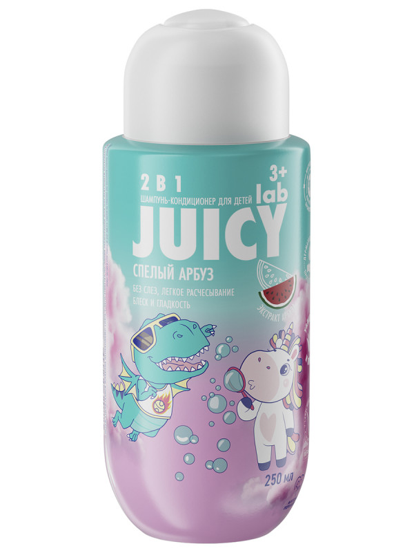 Juicy Lab Детский Шампунь-кондиционер 2в1 Арбуз 250мл от Splat + 1